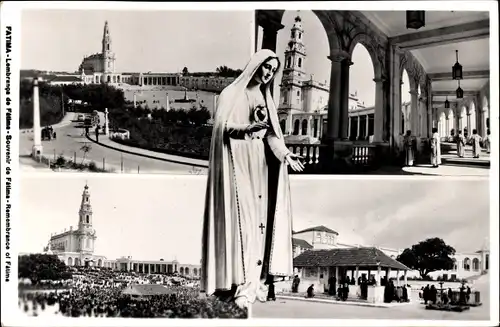 Ak Fatima Portugal, Lembrança de Fatima, Kirche