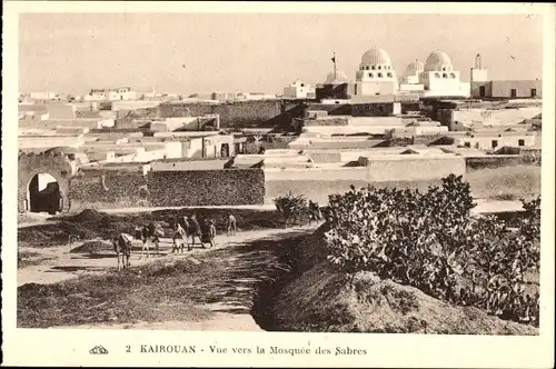 Ak Kairouan Tunesien, Blick auf die Sabres-Moschee