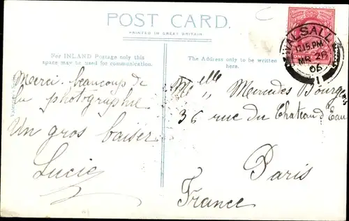 Ak Walsall West Midlands, Bloxwich Church und High Street