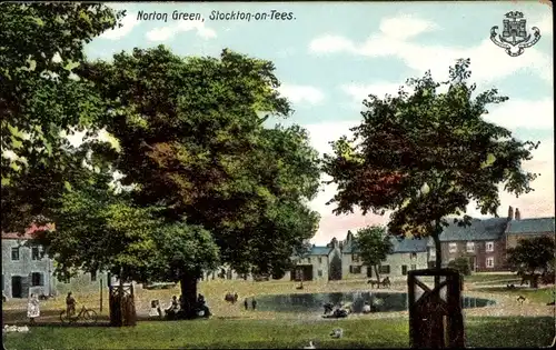 Ak Stockton on Tees Durham England, Norton Green