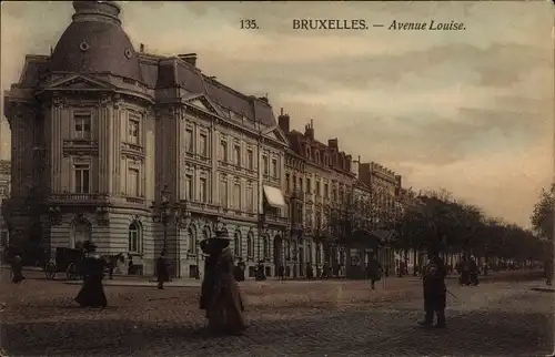 Ak Brüssel Brüssel, Avenue Louise