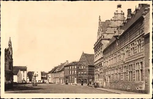 Ak Zoutleeuw Léau Flämisch-Brabant, Grand Place