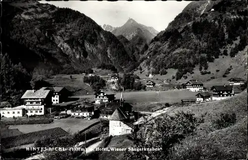 Ak Hinterbichl Prägraten am Großvenediger in Tirol, Hotel Wiener Sängerknaben