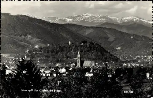 Ak Graz Steiermark, Panorama mit der Gleinalpe