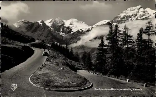 Ak Heiligenblut am Großglockner in Kärnten, Kehre 2