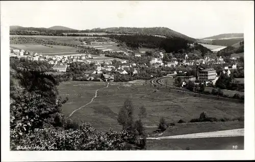 Ak Brandýs nad Orlicí Brandeis an der Adler Region Pardubice, Totalansicht