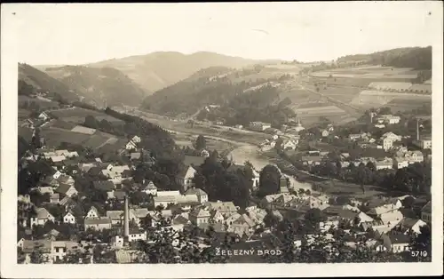 Ak Železný Brod Eisenbrod Region Reichenberg, Totalansicht