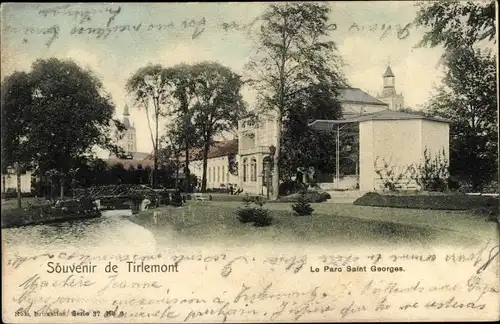 Ak Tienen Tirlemont Flandern Flämisch Brabant, Le Parc Saint Georges