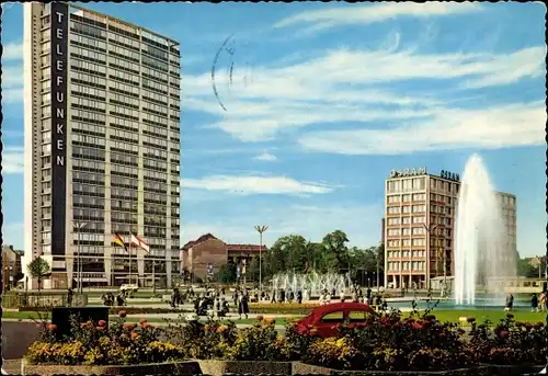 Ak Berlin Charlottenburg, Ernst Reuter Platz, Telefunken, Osram