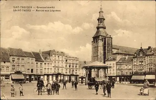 Ak Saint Trond Saint-Trond Flandern Limburg, Gemüsemarkt