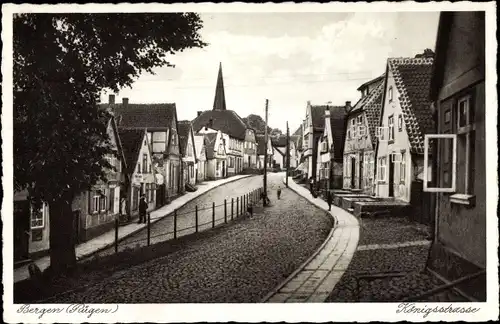 Ak Bergen auf der Insel Rügen, Königsstraße