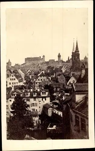 Foto Nürnberg in Mittelfranken Bayern, Stadtpanorama