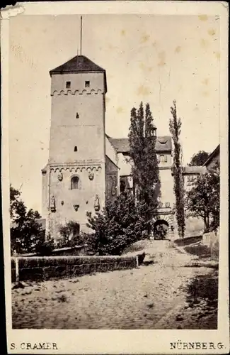 Foto Nürnberg in Mittelfranken Bayern, Partie an der Burg