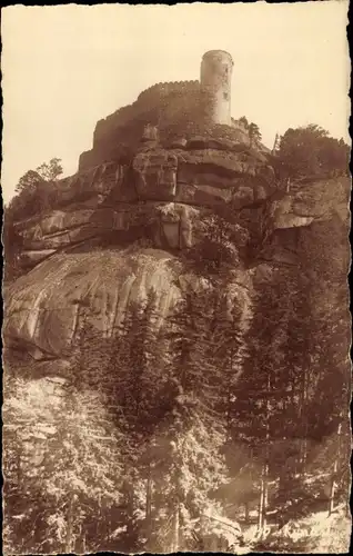Ak Sobieszów Hermsdorf Kynast  Jelenia Góra Hirschberg im Riesengebirge, Zamek Chojnik, Burg Kynast