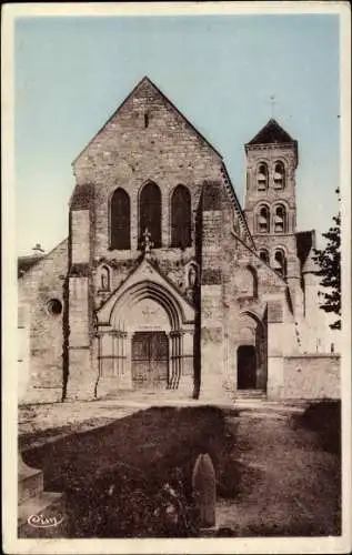 Ak Oulchy le Château Aisne, Kirche