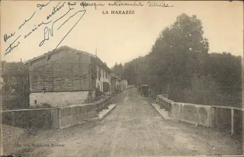 Ak La Harazée Vienne le Château Marne, A-Straße