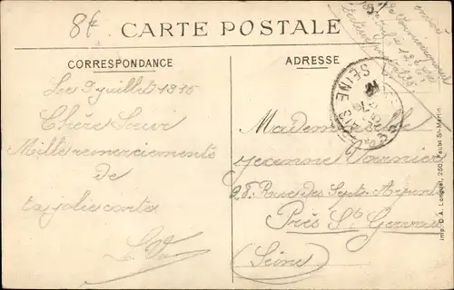 Ak Florent en Argonne Marne, L’Eglise