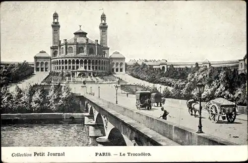 Ak Paris XVI, Trocadéro