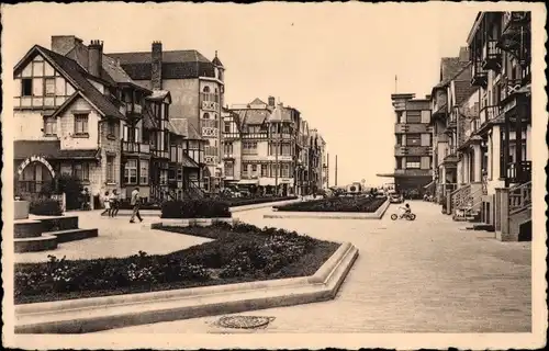 Ak La Panne De Panne Westflandern, Place Albert I