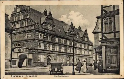 Ak Hameln an der Weser Niedersachsen, Hochzeitshaus