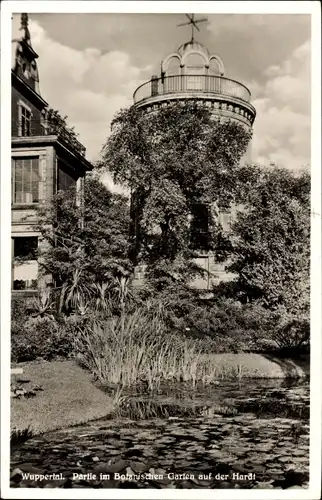 Ak Wuppertal, Botanischer Garten auf der Hardt, Turm