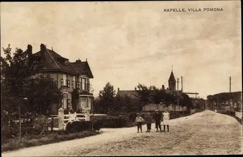 Ak-Kapelle Zeeland Niederlande, Villa Pomona