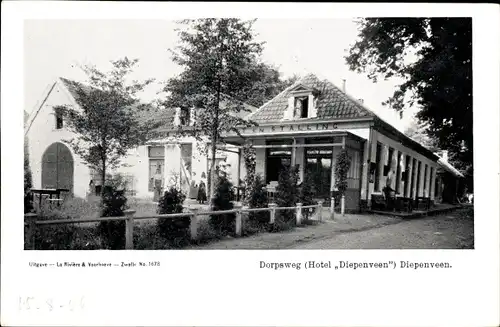 Ak Diepenveen Overijssel, Dorpsweg, Hotel Diepenveen
