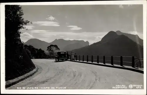 Ak Rio de Janeiro Brasilien, Visto de Tijuca