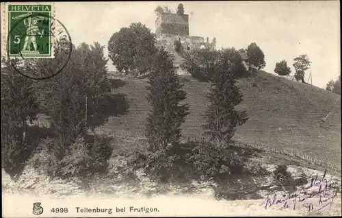 Ak Frutigen Kanton Bern, Tellenburg