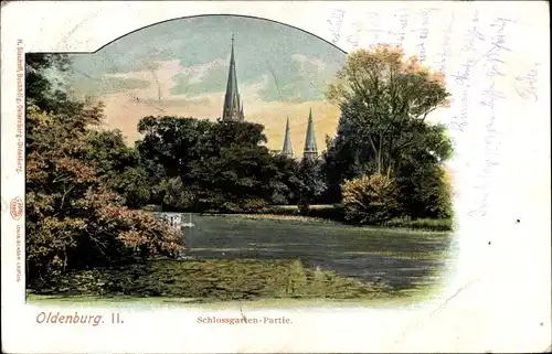 Ak Oldenburg in Oldenburg, Schlossgarten