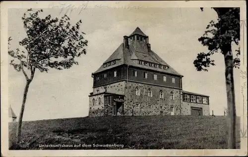 Ak Neuhausen im Erzgebirge, Schwartenberg, Unterkunftshaus