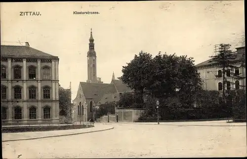 Ak Zittau in Sachsen, Klosterstraße