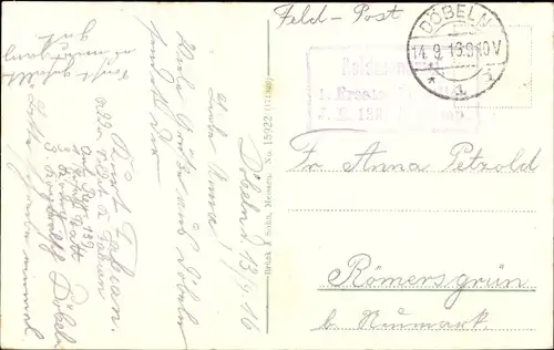 Ak Döbeln in Sachsen, Stadttheater