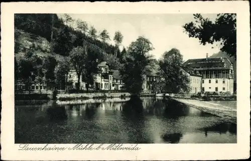 Ak Lauenhain Mittweida in Sachsen, Lauenhainer Mühle