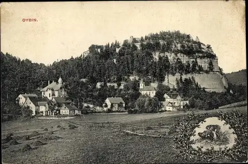 Ak Oybin in Sachsen, Panorama, Berg Oybin