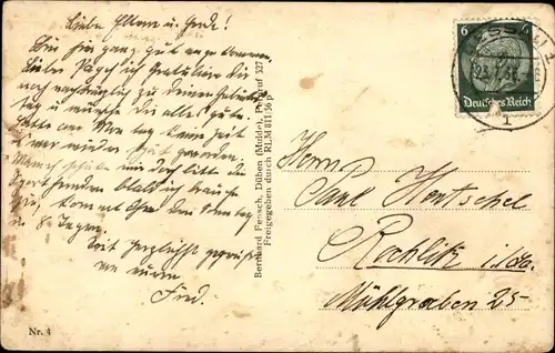 Ak Oranienbaum Wörlitz in Anhalt, Schloss, Fliegeraufnahme