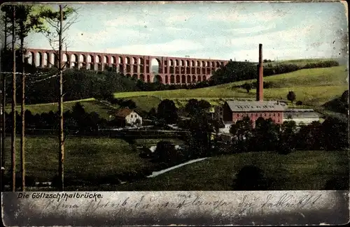 Ak Mylau Reichenbach im Vogtland, Göltzschtalbrücke