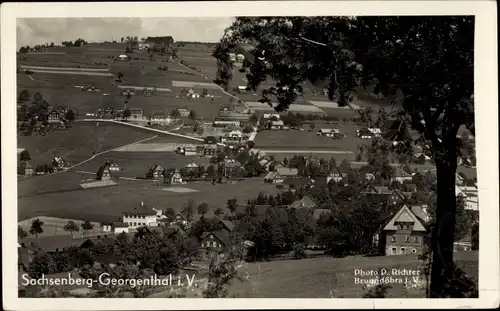 Foto Ak Sachsenberg Georgenthal Klingenthal im Vogtland, Panorama