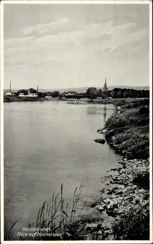 Ak Holzminden an der Weser, Ortsansicht