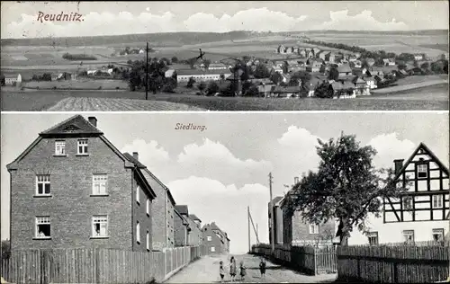 Ak Reudnitz Mohlsdorf Teichwolframsdorf in Thüringen, Totalansicht, Siedlung