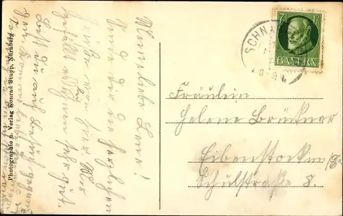 Ak Schnabelwaid in Oberfranken, Totalansicht, Straßenpartie