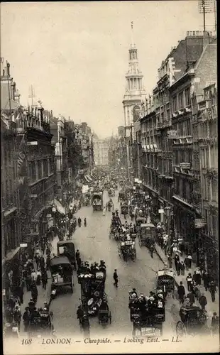 Ak London City England, Cheapside
