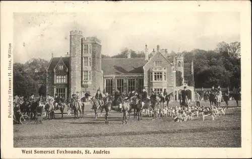 Ak Saint Audries Somerset England, West Somerset Foxhounds