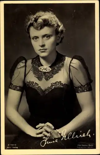 Ak Schauspielerin Luise Ullrich, Portrait