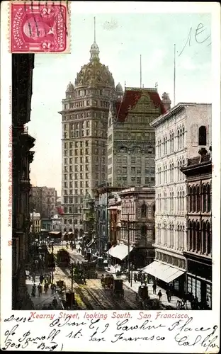 Ak San Francisco Kalifornien USA, Kearny Street