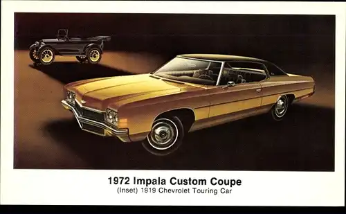 Ak 1972 Impala Custom Coupe, 1919 Chevrolet Touring Car