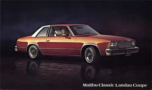 Ak Malibu Classic Landau Coupe, Chevrolet Automobil, 1978