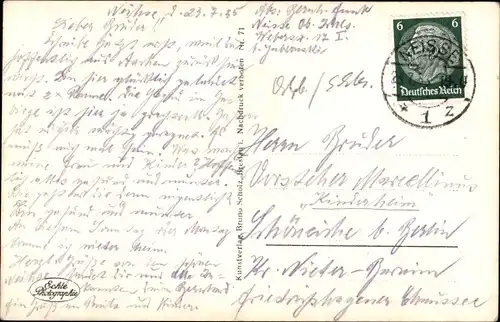 Ak Nysa Neisse Schlesien, Kämmereigebäude, Jakobuskirche, Glockenturm