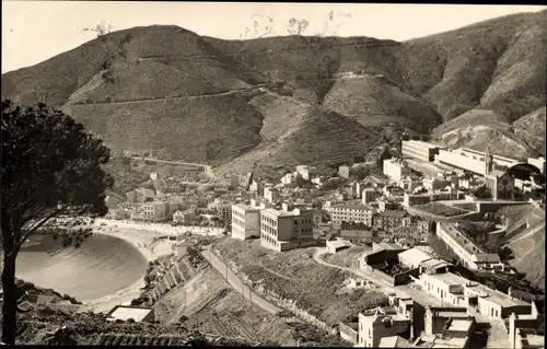Ak Portbou Port Bou Katalonien, Teilansicht