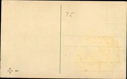 Künstler Ak Scheuermann, Willi, Männeken, gehn se man heim zu Muttern, Ne lieber in's Loch